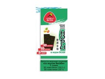 Полезный снек НОРИ со вкусом васаби, ТМ "Green sun"; упаковка: 30, 50 пластинок; 5 грамм.